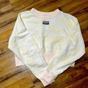 White and yellow adidas hoodie